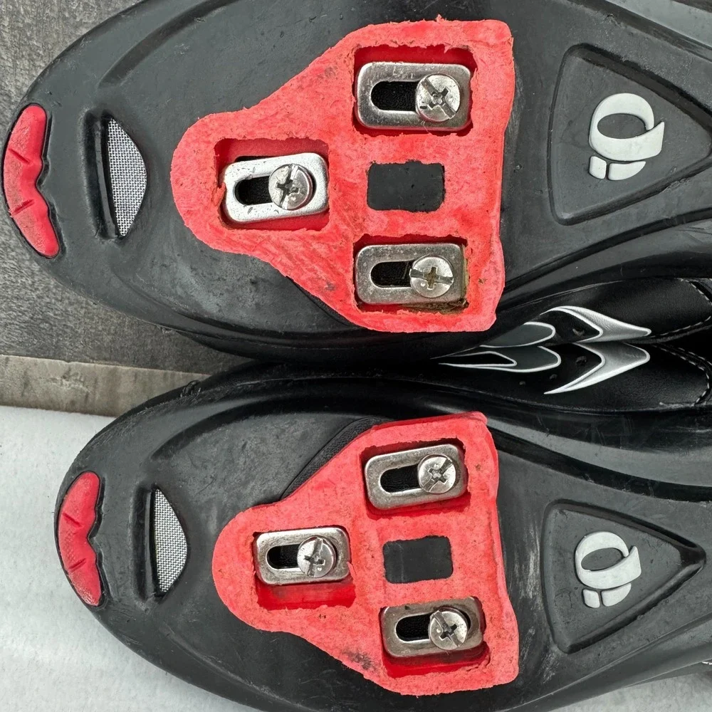 Pearl Izumi Race RD Road Cycling Shoes Mens EU 47 US 13 Black Red‎ 3-Bolt